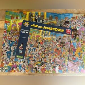 1000-Piece Comic Puzzle - Colorful Festival Scene